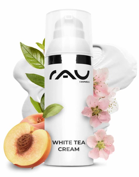 RAU cosmetics White Tea Cream anti-age hydraterend verstevigen huidtype gezichtscreme bestseller aloe vera