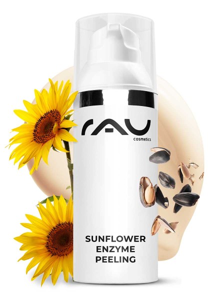 RAU Sunflower Enzyme Peeling 50 ml - Enzympeeling op basis van gistproteïnen