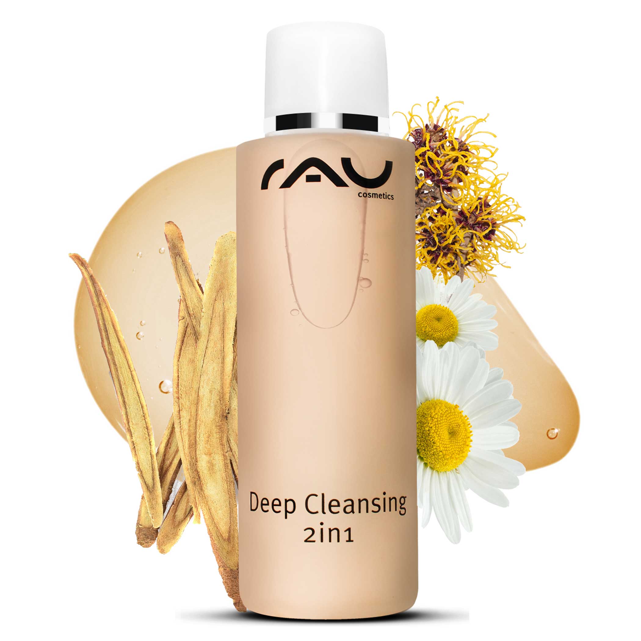 RAU Deep Cleansing 2 in reiniging en gezichtstonic één | RAU Cosmetics Nederland | Huidverzorging voor gezicht en lichaam