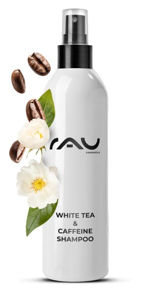 White Tea & Caffeine Hair Shampoo 250 ml - met cafeïne en witte thee-extract - Zachte maar